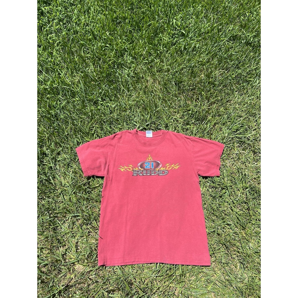 NASCAR Ricky Rudd#21 Racing Men's Graphic Tee Sz M - Airforce